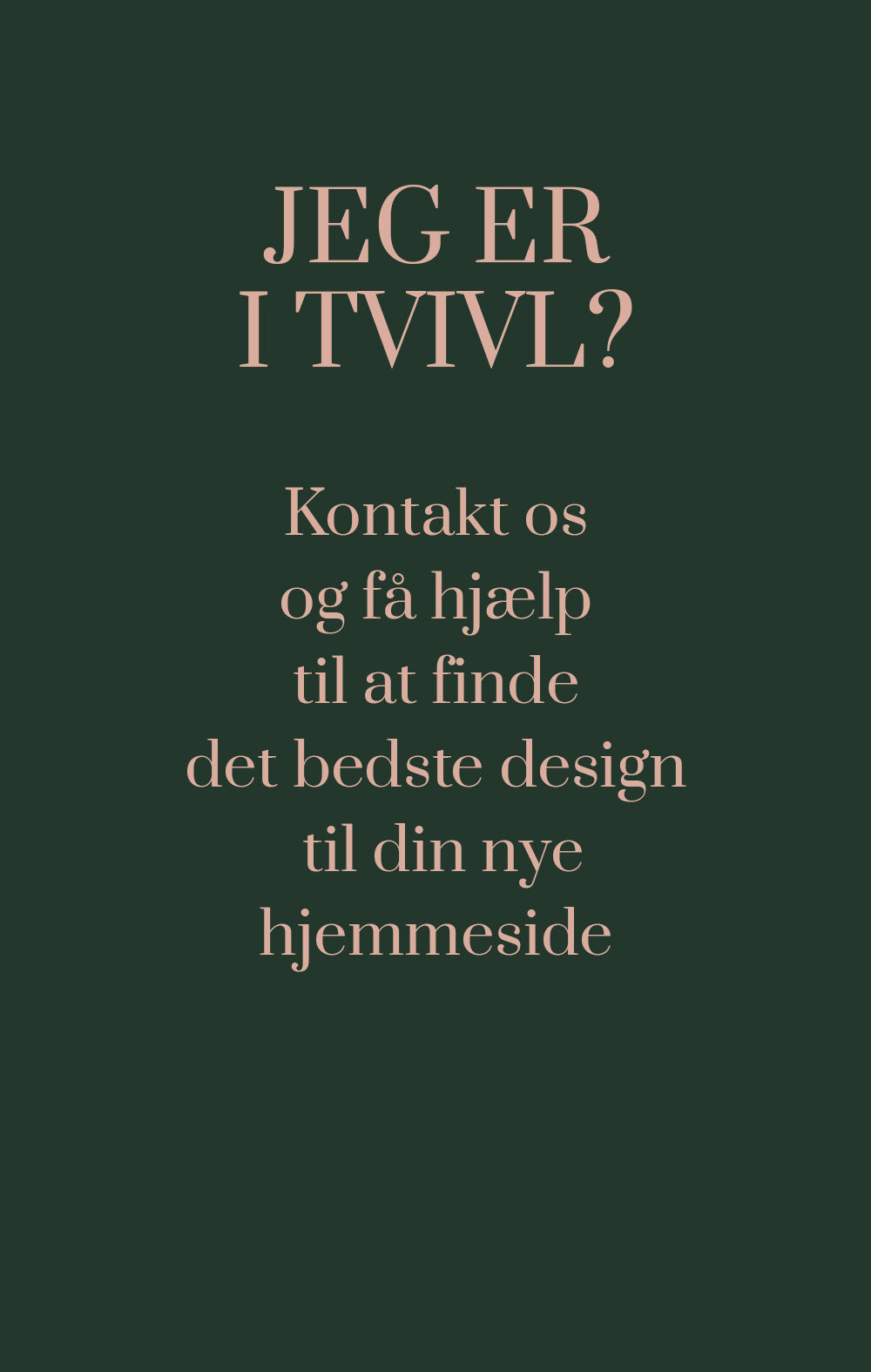 Hjælp til design af hjemmeside